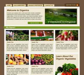 website template for plantation site 