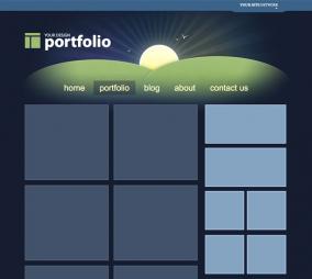 portfolio website template